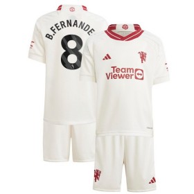 Goedkope Manchester United B. Fernandes 8 Kids Third Tenue 2023-24